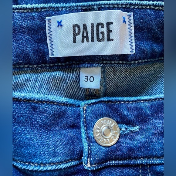 NEW w/TAGS PAIGE Hoxton High Rise Ankle Skinny Jeans Women's Size 30 - Picture 4 of 11
